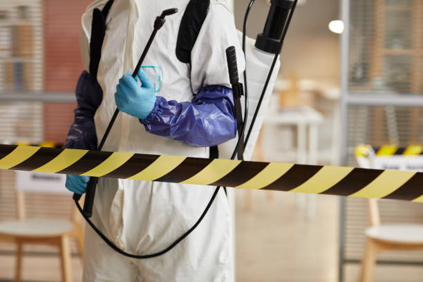 Professional Blood Cleanup technician working in Schwenksville, PA